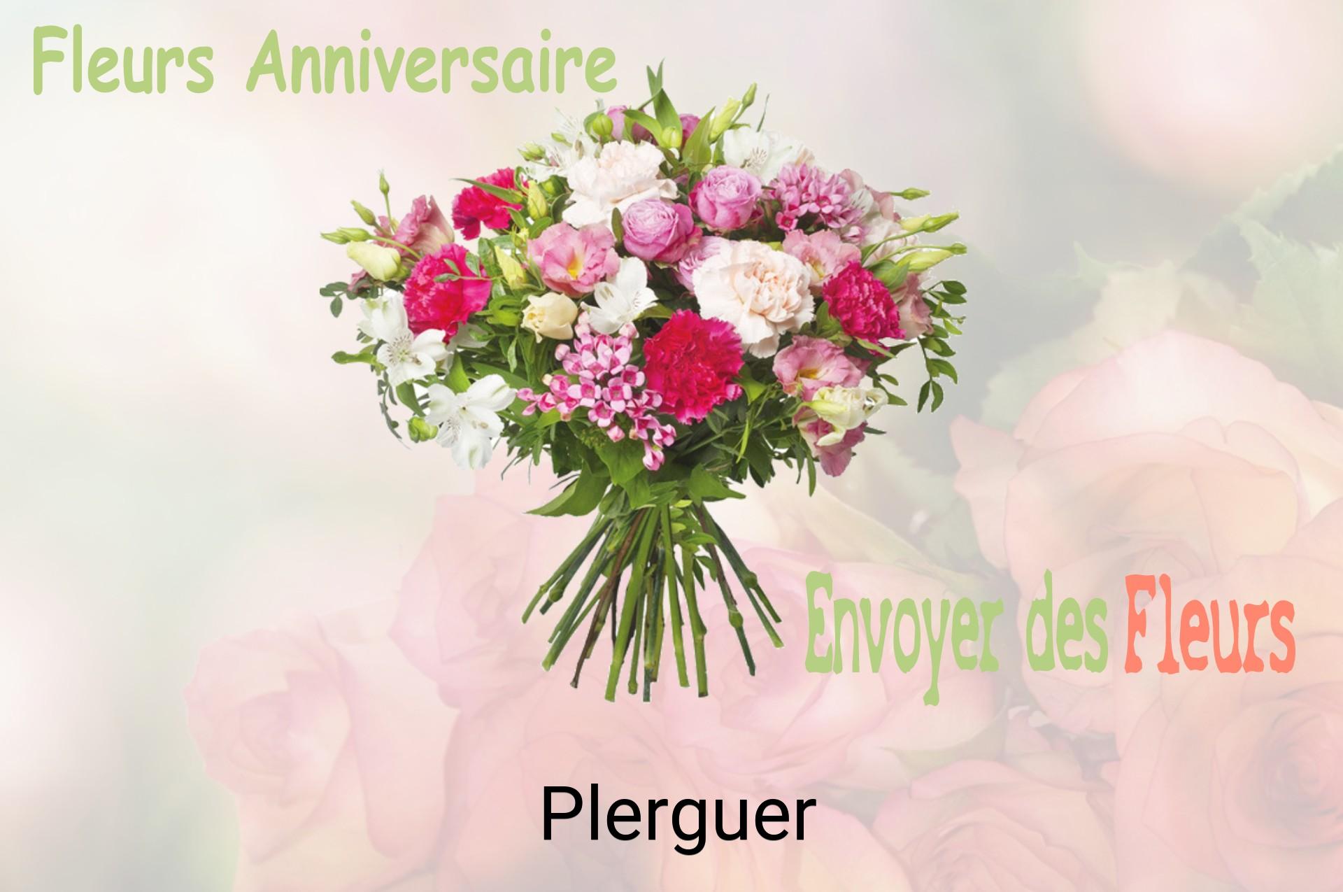 Bouquet de fleurs d’anniversaire livré à Plerguer